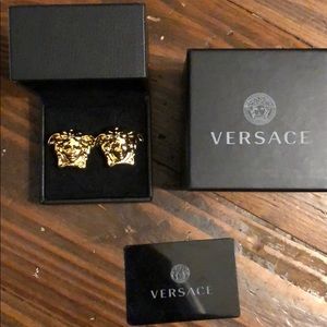Versace Medusa Head Earrings